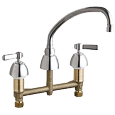 Click here to see Chicago Faucet 201-AVPCABCP Chicago Faucets 201-AVPCABCP Concealed Hot and Cold Sink Faucet