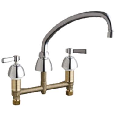 Click here to see Chicago Faucet 201-RSL9E3VPABCP Chicago Faucets 201-RSL9E3VPABCP Concealed Hot and Cold Sink Faucet