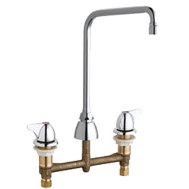 Click here to see Chicago Faucet 201-VAHA81000AB Chicago Faucets 201-VAHA81000AB Concealed Hot and Cold Sink Faucet