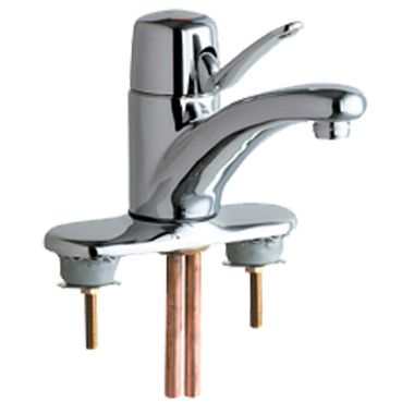 Click here to see Chicago Faucet 2200-4-2300-4KABCP Chicago Faucets 2200-4-2300-4KABCP Single Lever Hot and Cold Water Mixing Sink Faucet