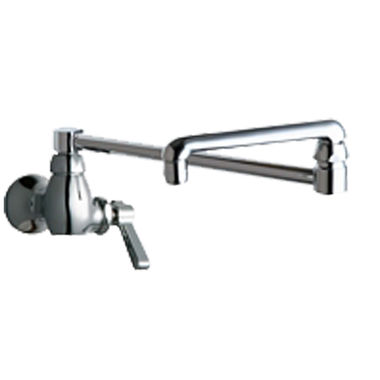 Click here to see Chicago Faucet 332-DJ18ABCP Chicago Faucets 332-DJ18ABCP Single Supply Sink Faucet