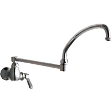 Click here to see Chicago Faucet 332-DJ21ABCP Chicago Faucets 332-DJ21ABCP Single Supply Sink Faucet