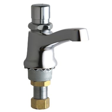 Click here to see Chicago Faucet 333-SLOLEOPSHAB Chicago Faucets 333-SLOLEOPSHAB Single Supply Metering Sink Faucet