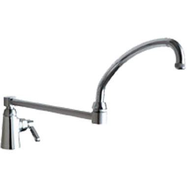 Click here to see Chicago Faucet 350-DJ21ABCP Chicago Faucets 350-DJ21ABCP Single Supply Sink Faucet