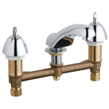 Click here to see Chicago Faucet 404-633LEHAB Chicago Faucets 404-633LEHAB Concealed Hot and Cold Sink Faucet
