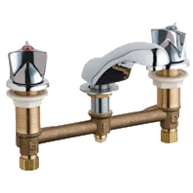 Click here to see Chicago Faucet 404-950XKABCP Chicago Faucets 404-950XKABCP Concealed Hot and Cold Sink Faucet