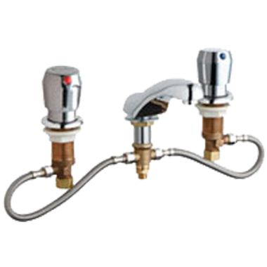 Click here to see Chicago Faucet 404-HZ665ABCP Chicago Faucets 404-HZ665ABCP Concealed Hot and Cold Water Metering Sink Faucet