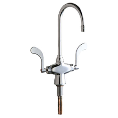 Click here to see Chicago Faucet 50-317XKABCP Chicago Faucets 50-317XKABCP Hot and Cold Water Mixing Sink Faucet