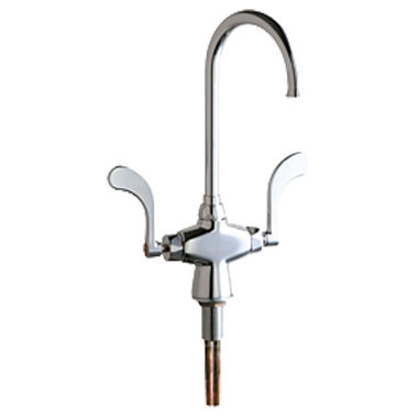 Click here to see Chicago Faucet 50-GN2FC317XKABCP Chicago Faucets 50-GN2FC317XKABCP Hot and Cold Water Mixing Sink Faucet