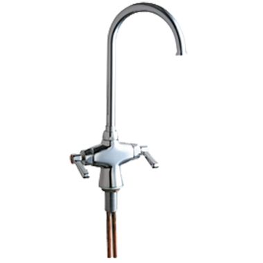 Click here to see Chicago Faucet 50-GN2FCABCP Chicago Faucets 50-GN2FCABCP Hot and Cold Water Mixing Sink Faucet