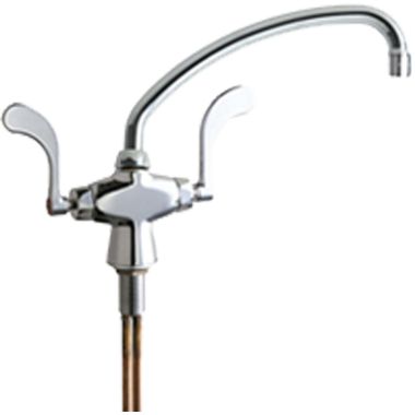 Click here to see Chicago Faucet 50-L9-317XKABCP Chicago Faucets 50-L9-317XKABCP Hot and Cold Water Mixing Sink Faucet