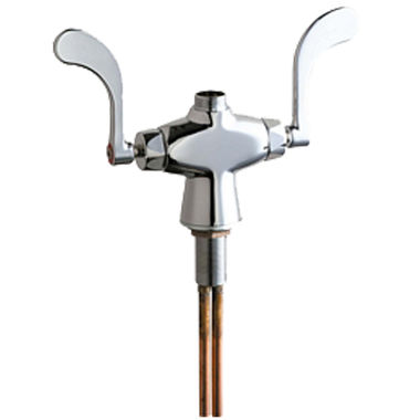 Click here to see Chicago Faucet 50-LES317XKAB Chicago Faucets 50-LES317XKAB Hot and Cold Water Mixing Sink Faucet