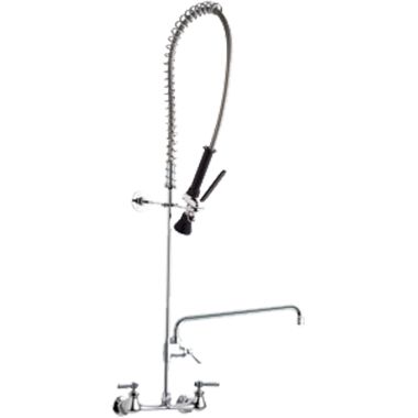 Click here to see Chicago Faucet 510-GCVB613AL15AB Chicago Faucets 510-GCVB613AL15AB Pre-Rinse Fitting with 613-A Adapta-Faucet