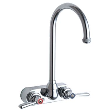Click here to see Chicago Faucet 521-GN2AE1ABCP Chicago Faucets 521-GN2AE1ABCP Hot and Cold Sink Faucet