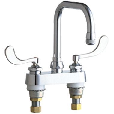 Click here to see Chicago Faucet 526-317ABCP Chicago Faucets 526-317ABCP Hot and Cold Sink Faucet