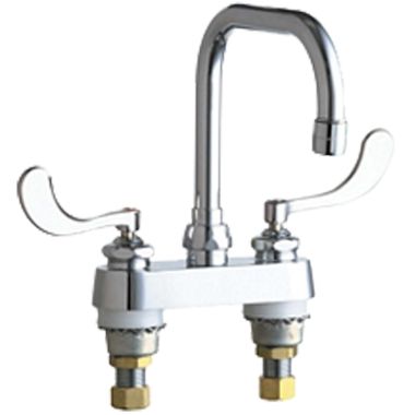 Click here to see Chicago Faucet 526-E3-317ABCP Chicago Faucets 526-E3-317ABCP Hot and Cold Sink Faucet