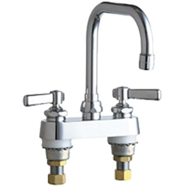 Click here to see Chicago Faucet 526-E3ABCP Chicago Faucets 526-E3ABCP Hot and Cold Sink Faucet