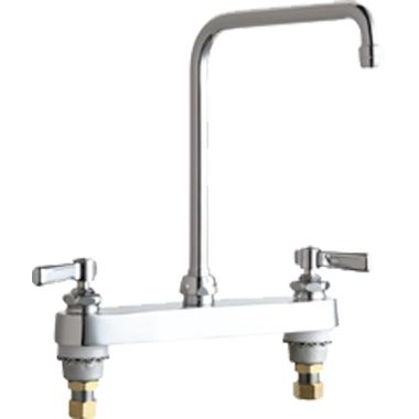 Click here to see Chicago Faucet 527-HA8XKABCP Chicago Faucets 527-HA8XKABCP Hot and Cold Sink Faucet