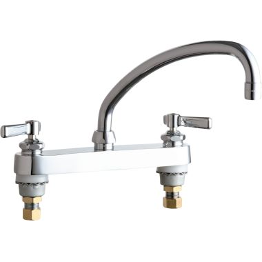 Click here to see Chicago Faucet 527-L9ABCP Chicago Faucets 527-L9ABCP Hot and Cold Sink Faucet