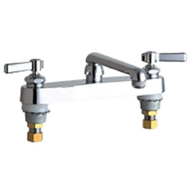 Click here to see Chicago Faucet 527-S6E1ABCP Chicago Faucets 527-S6E1ABCP Hot and Cold Sink Faucet