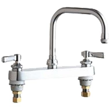 Click here to see Chicago Faucet 527-XKABCP Chicago Faucets 527-XKABCP Hot and Cold Sink Faucet
