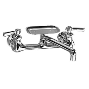 Click here to see Chicago Faucet 540-ABCP Chicago Faucets 540-ABCP Hot and Cold Sink Faucet with Soap Dish