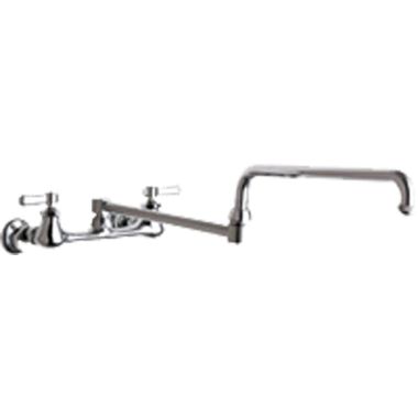 Click here to see Chicago Faucet 540-LDDJ26ABCP Chicago Faucets 540-LDDJ26ABCP Hot and Cold Sink Faucet