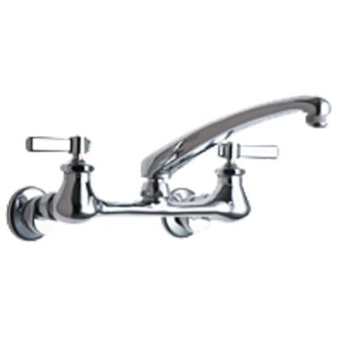 Click here to see Chicago Faucet 540-LDL8E1ABCP Chicago Faucets 540-LDL8E1ABCP Hot and Cold Sink Faucet