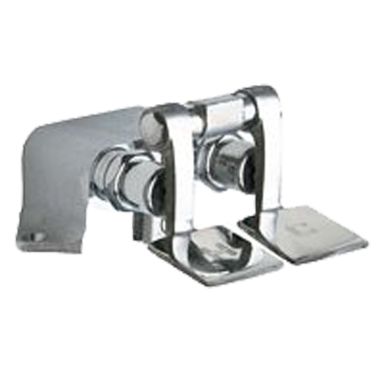 Click here to see Chicago Faucet 625-SLOABRCF Chicago Faucets 625-SLOABRCF Hot and Cold Water Pedal Box with Short Pedals
