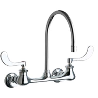 Click here to see Chicago Faucet 631-GN10AE3SWGABCP Chicago Faucets 631-GN10AE3SWGABCP Hot and Cold Sink Faucet