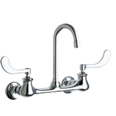 Click here to see Chicago Faucet 631-GN1AE1ABCP Chicago Faucets 631-GN1AE1ABCP Hot and Cold Sink Faucet