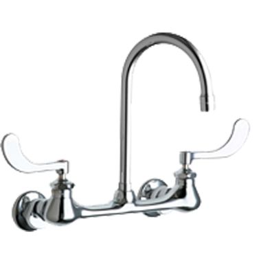 Click here to see Chicago Faucet 631-GN2AE3VPABCP Chicago Faucets 631-GN2AE3VPABCP Hot and Cold Sink Faucet