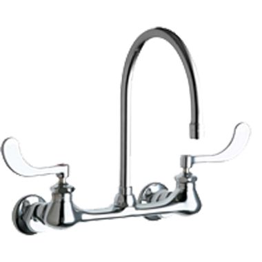Click here to see Chicago Faucet 631-GN8AE3ABCP Chicago Faucets 631-GN8AE3ABCP Hot and Cold Sink Faucet