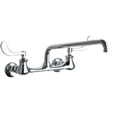 Click here to see Chicago Faucet 631-L12ABCP Chicago Faucets 631-L12ABCP Hot and Cold Sink Faucet