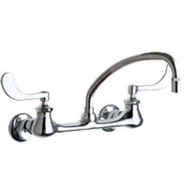 Click here to see Chicago Faucet 631-L9ABCP Chicago Faucets Sink Faucet, Hot and Cold - 631-L9ABCP