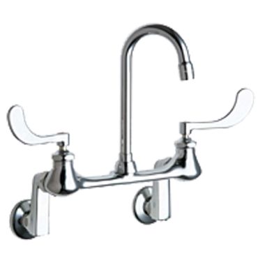 Click here to see Chicago Faucet 631-RABCP Chicago Faucets Sink Faucet, Hot and Cold - 631-RABCP