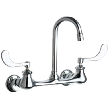 Click here to see Chicago Faucet 631-VPAABCP Chicago Faucets Sink Faucet,  Hot and Cold - 631-VPAABCP