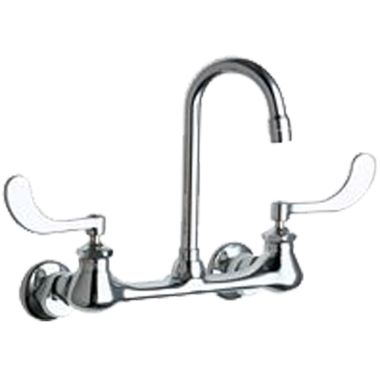 Click here to see Chicago Faucet 631-XKABCP Chicago Faucets Sink Faucet, Hot and Cold - 631-XKABCP