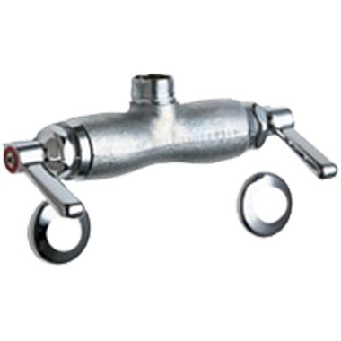 Click here to see Chicago Faucet 737-LESARCF Chicago Faucets 737-LESARCF Hot and Cold Sink Faucet