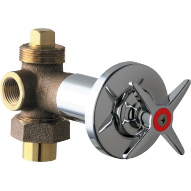 Click here to see Chicago Faucet 769-HOTABCP CHICAGO 769-HOTABCP WALL VALVE