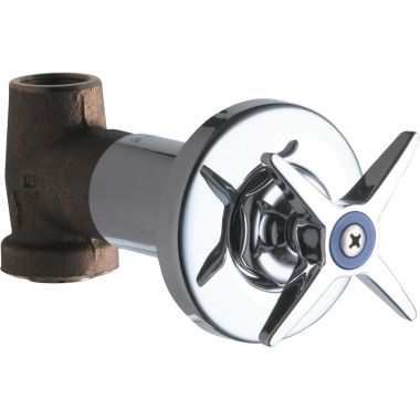 Click here to see Chicago Faucet 770-244COLDABCP CHICAGO 770-244COLDABCP WALL VALVE