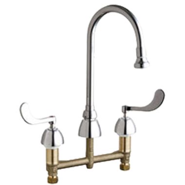 Click here to see Chicago Faucet 786-245ABCP Chicago Faucets 786-245ABCP Concealed Hot and Cold Sink Faucet