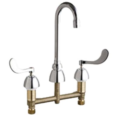 Click here to see Chicago Faucet 786-GN1AE3XKAB Chicago Faucets 786-GN1AE3XKAB Concealed Hot and Cold Sink Faucet