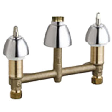 Click here to see Chicago Faucet 786-LESHAB Chicago Faucets 786-LESHAB Concealed Hot and Cold Sink Faucet