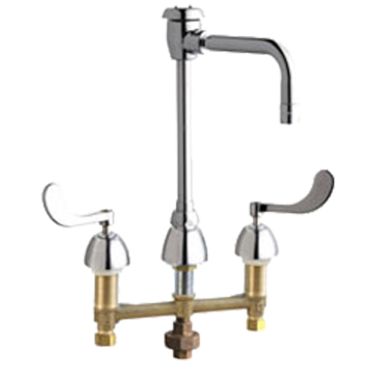 Click here to see Chicago Faucet 786-TWG2BVBE3MAB Chicago Faucets 786-TWG2BVBE3MAB Concealed Hot and Cold Sink Faucet with Third Water Inlet