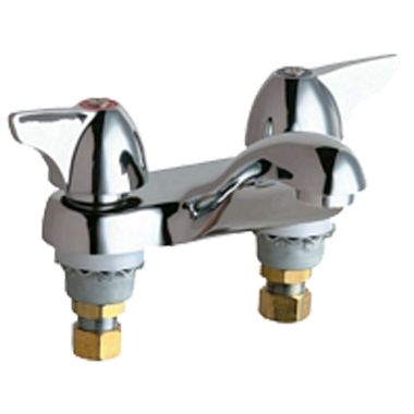 Click here to see Chicago Faucet 802-1000XKABCP Chicago Faucets 802-1000XKABCP Hot and Cold Sink Faucet