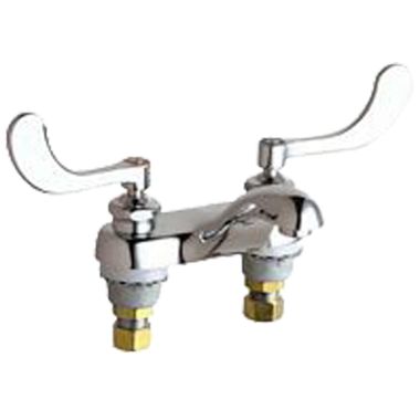 Click here to see Chicago Faucet 802-317-244ABCP Chicago Faucets 802-317-244ABCP Hot and Cold Sink Faucet