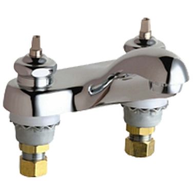 Click here to see Chicago Faucet 802-LEHXKAB Chicago Faucets 802-LEHXKAB Hot and Cold Sink Faucet