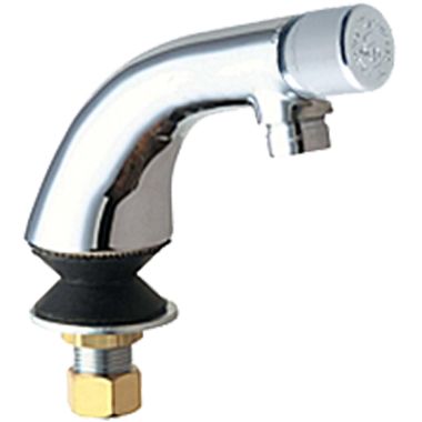 Click here to see Chicago Faucet 807-E12ABCP Chicago Faucets 807-E12ABCP Single Inlet Metering Sink Faucet