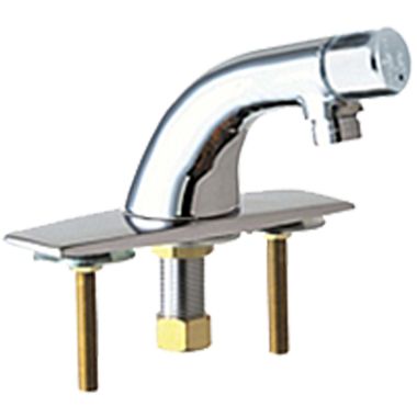 Click here to see Chicago Faucet 857-E12ABCP Chicago Faucets 857-E12ABCP Single Supply Metering Sink Faucet